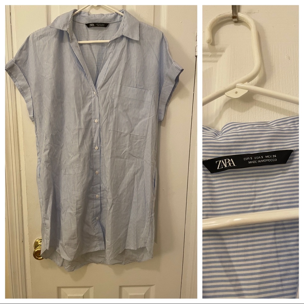 Zara Oversized Shirt dress